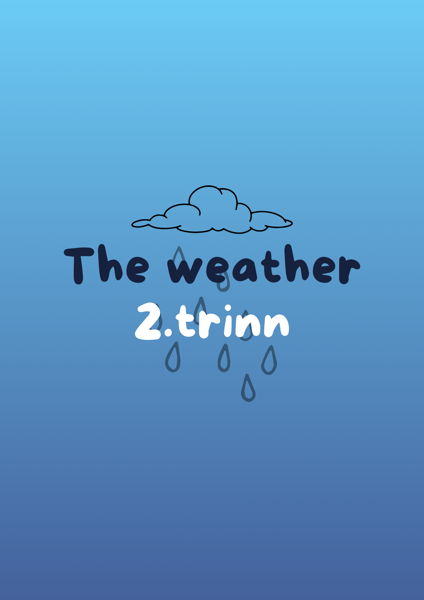The weather 2. trinn