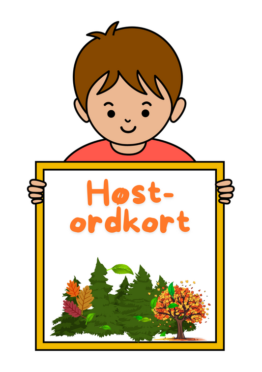 Ordkort - høst