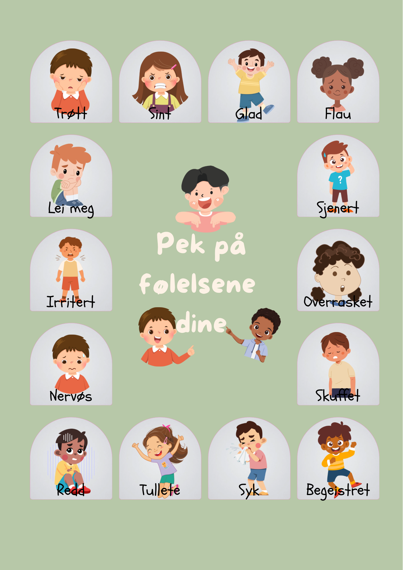 Følelsesmestring plakat