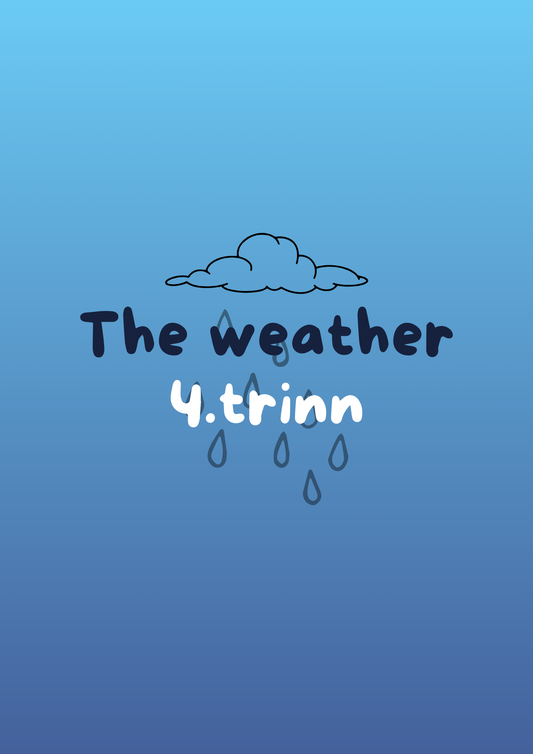 The weather 4. trinn