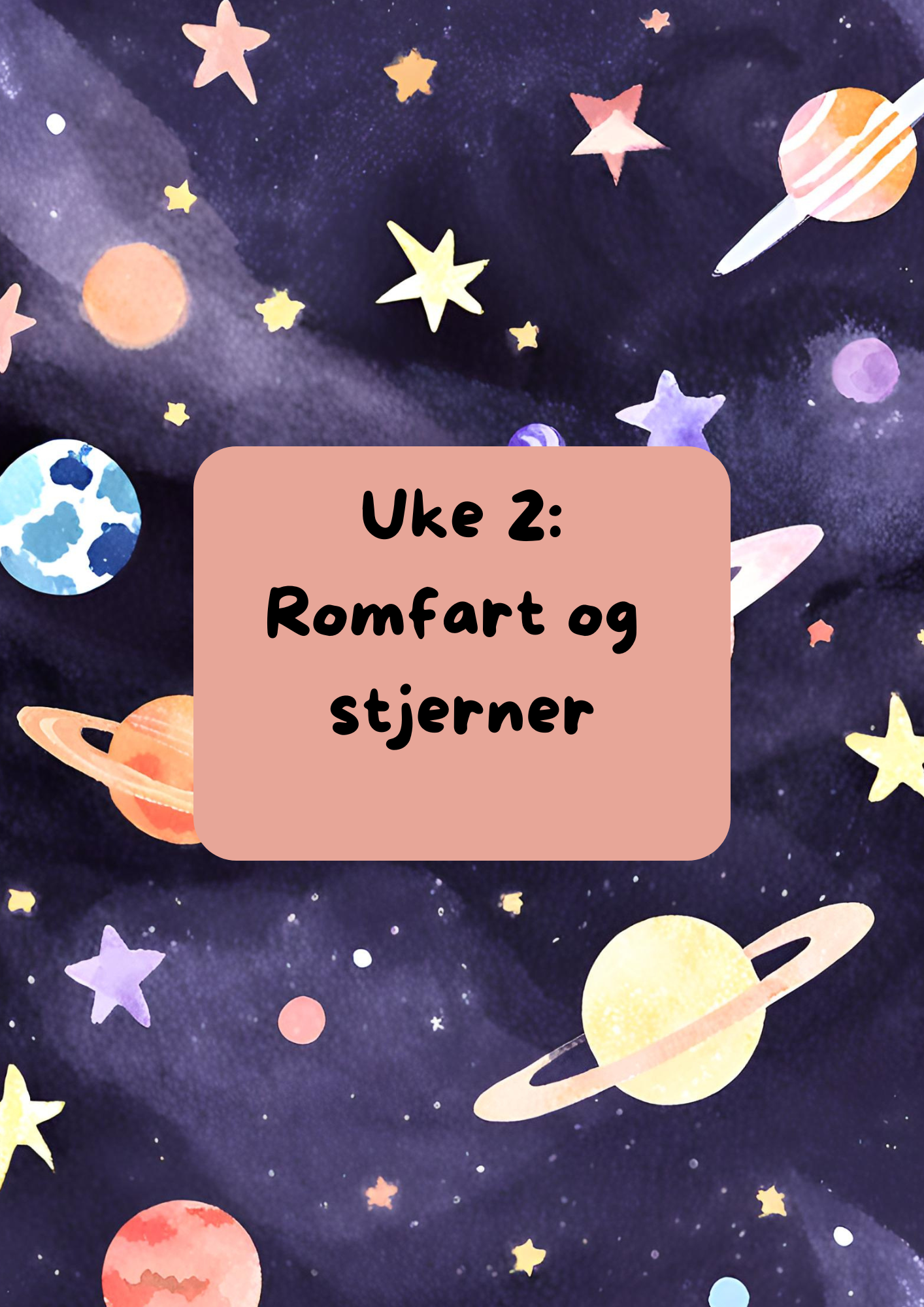 Historiepakke Romfart og stjerner -  UKE 2